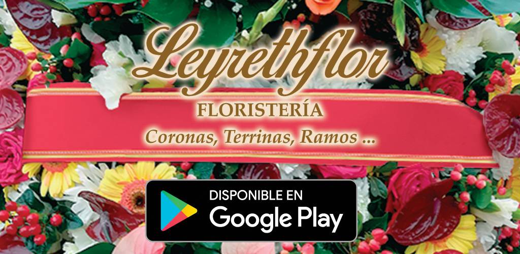 Enlace app Leyrethflor floristeria Los Realejos Tenerife